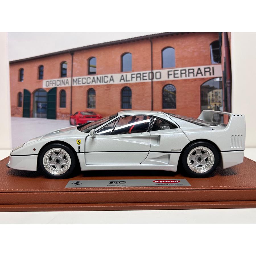B.B.R BBR 京商 1/18 Ferrari F40 メタリックホワイト フェラーリ ダイ