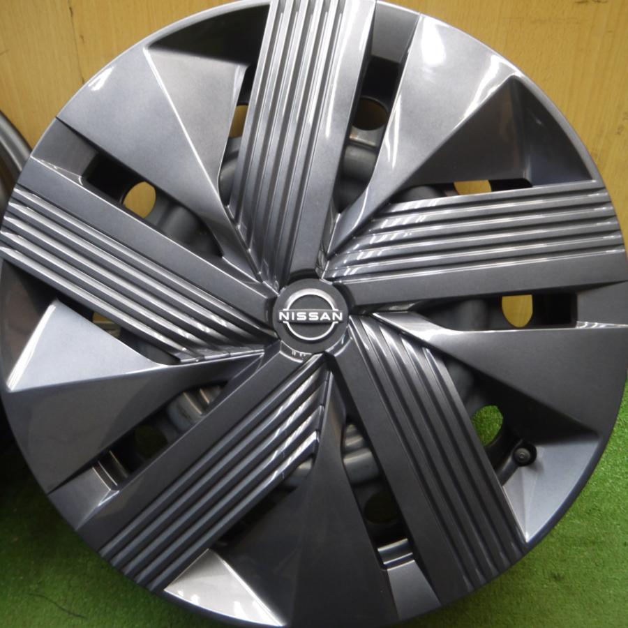 送料無料* 新車外し☆日産 E13 ノート 純正 スチール ホイール 16