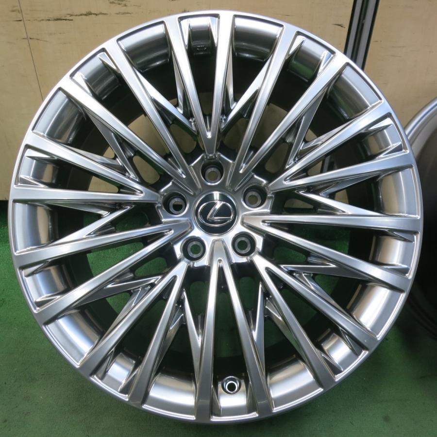 新車外し☆レクサス LS ハイパー クロム メタリック 純正 OP ホイール