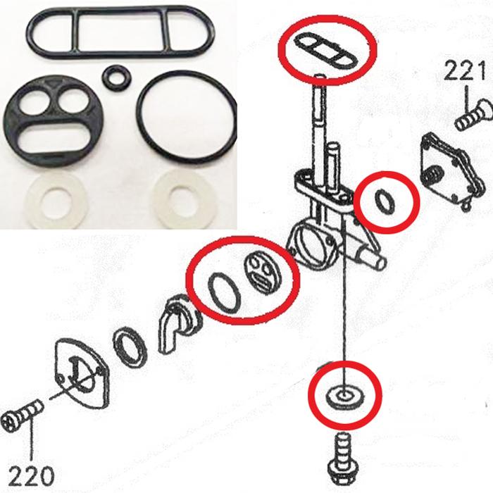 カワサキ（Kawasaki） ゼファー400 カイ フューエルコック