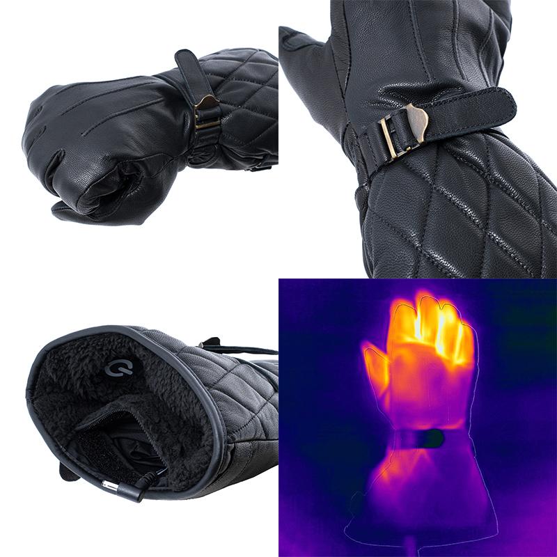 コミネ（Komine） EK-218 ネオレトロエレクトリックヒートグローブ 08