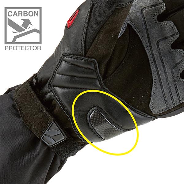 TAICHI RSタイチ RST648 e-HEAT アームド グローブ BLACK XL RS TAICHI