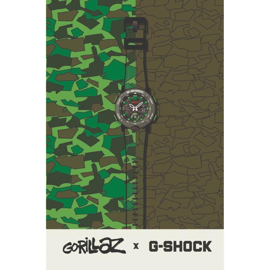 G-SHOCK 『国内正規品』限定 Gorillazコラボ GA-2000GZ-3AJR 腕時計