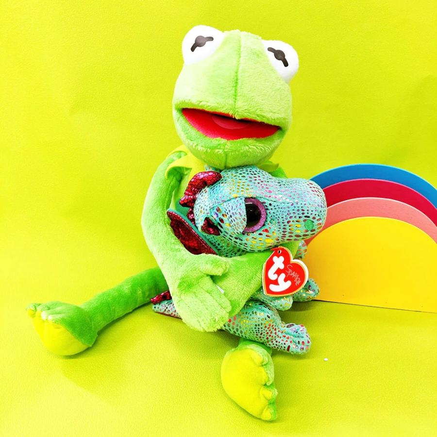 TY ぬいぐるみ カーミット KERMIT Lサイズ ディズニー セサミ