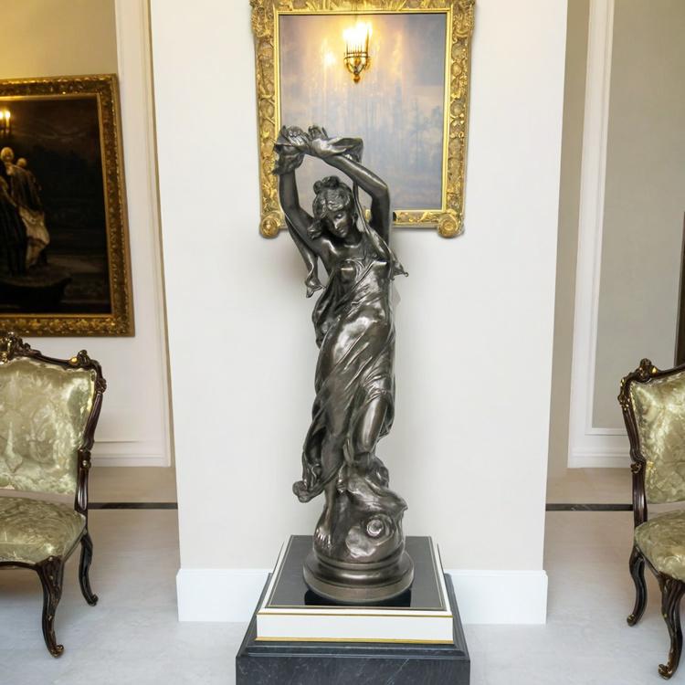 ブロンズ 女性像 H82cm 銅像 ヴィーナス インテリア 大きい 大型