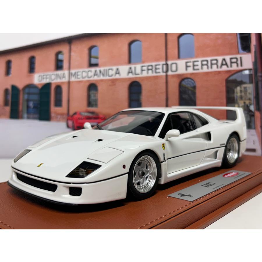 B.B.R 新発売！ BBR 京商 1/18 Ferrari F40 ホワイト フェラーリ ダイ