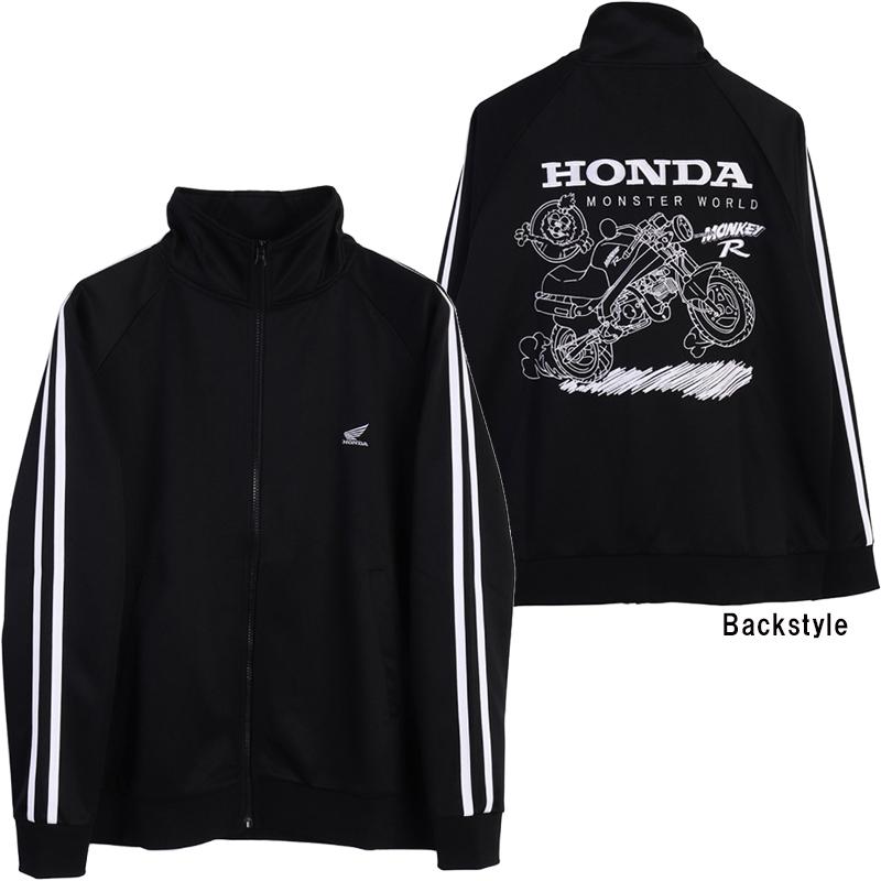 HONDA × Monster World コラボ トラックジャケット MONKEY R ブラック