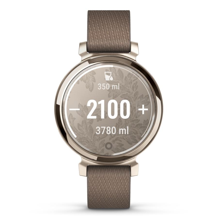 GARMIN（ガーミン） Lily 2 Classic Coffee Nylon / Cream Gold [Suica