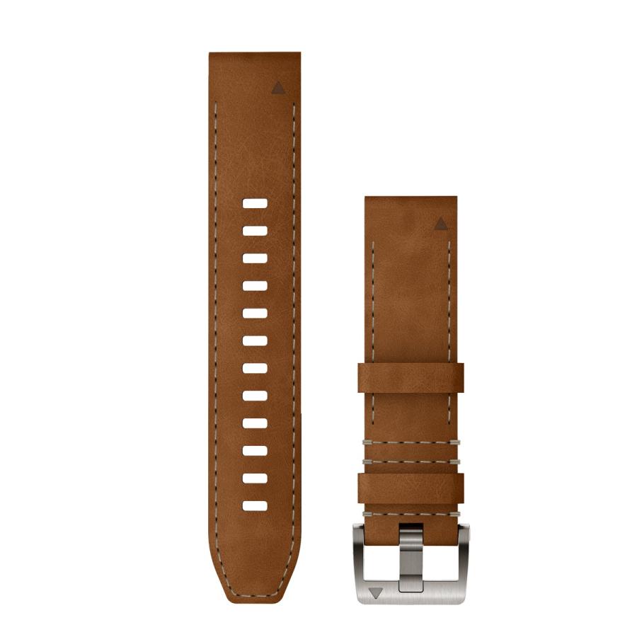 GARMIN（ガーミン） QuickFit 22mm Hybrid Leather Strap Brown/Black