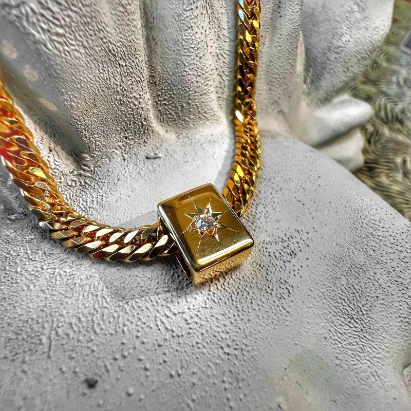 G-BALLER / ジーボーラー】K18 喜平ビーズ ダイヤモンド 喜平 ダイヤ