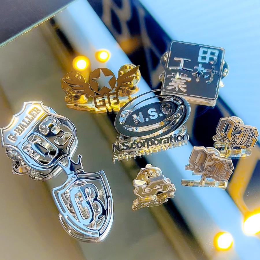 ☆1個から製作可能☆ 製作オーダー オリジナル ラペルピン 小サイズ