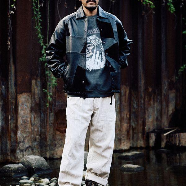 INDIAN MOTOCYCLE（インディアンモトサイクル） パッチワーク レザー