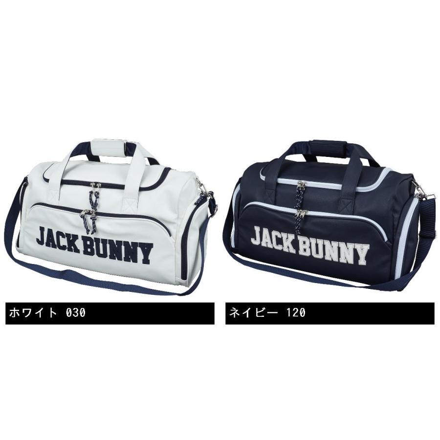 Jack Bunny!!（ジャックバニー） 合皮ボストンバッグ : GDOゴルフ