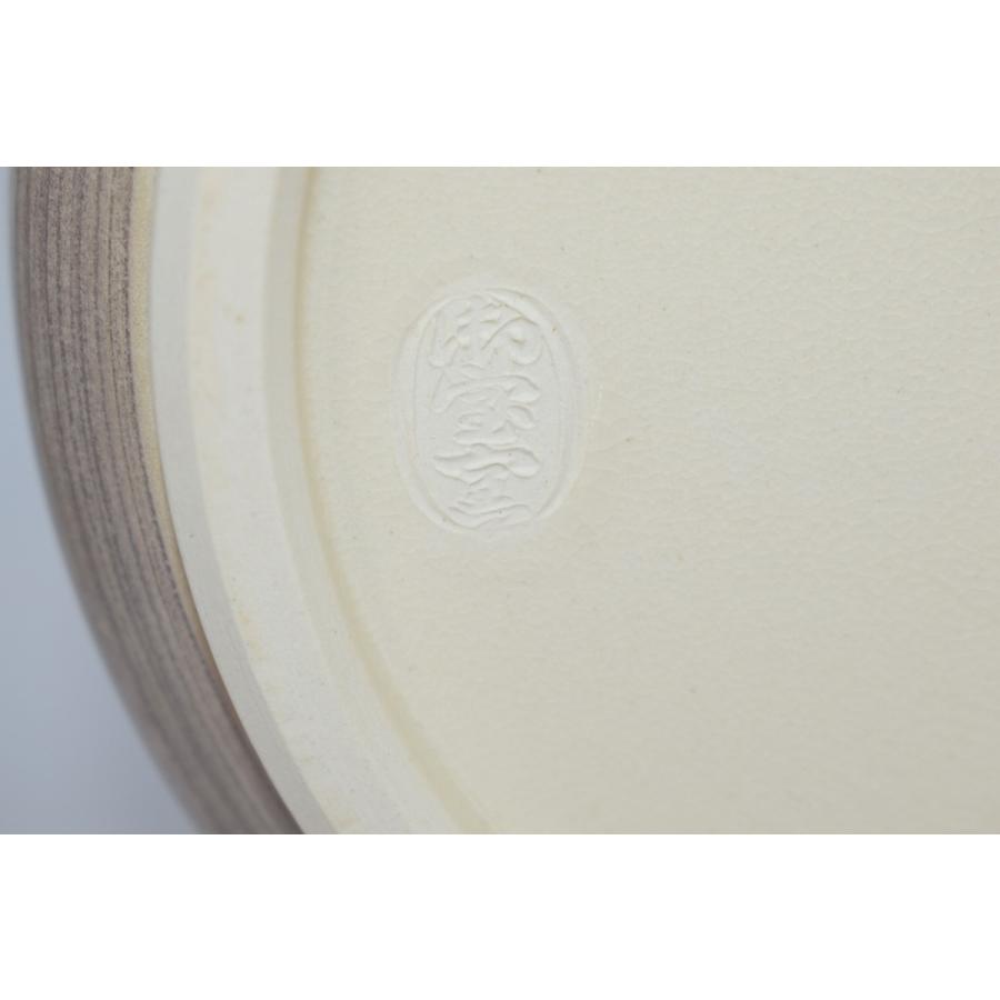 茶道具 鵬雲斎好 銀叩 蘭絵 水指 御室窯 作 茶道 14-4612 : 月香園