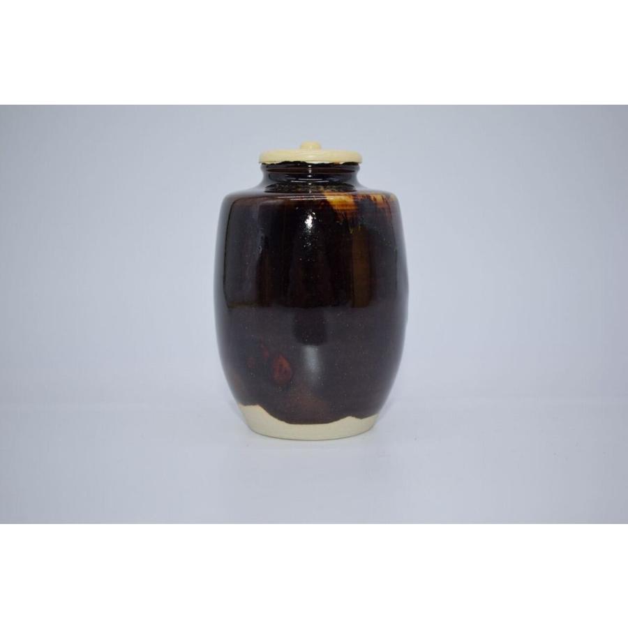 茶道具 瀬戸 肩衝 茶入 桶谷 定一 作 仕服 相良間道 桐箱入り 茶道