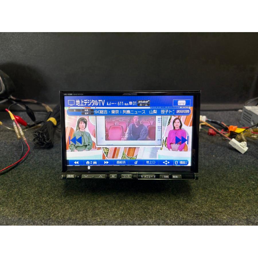 ALPINE アルパイン 8インチ VIE-X088 フルセグTV DVD CD 地図データ