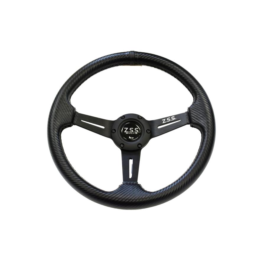 Z.S.S. スポーツ ステアリング ハンドル 345φ 345mm セミディープ