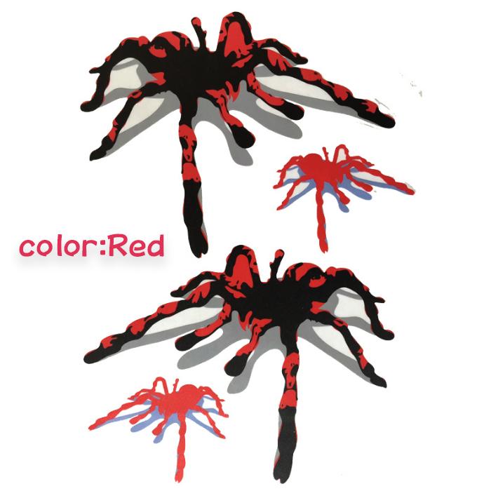 ステッカー くも クモ 蜘蛛 スパイダー タランチュラ 気持ち悪い