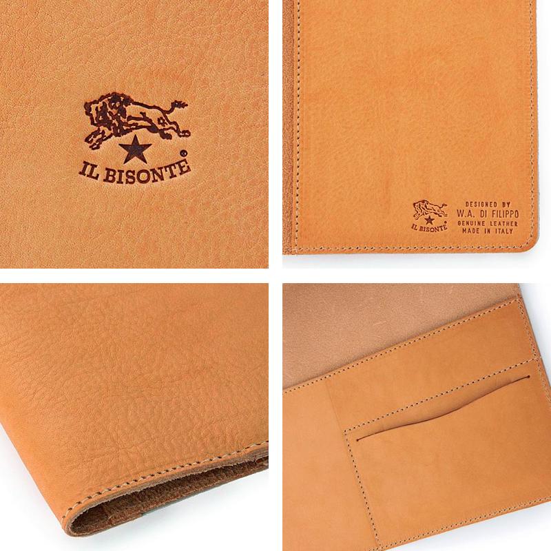IL BISONTE（イルビゾンテ） 国内正規取扱店 レザー ブックカバー