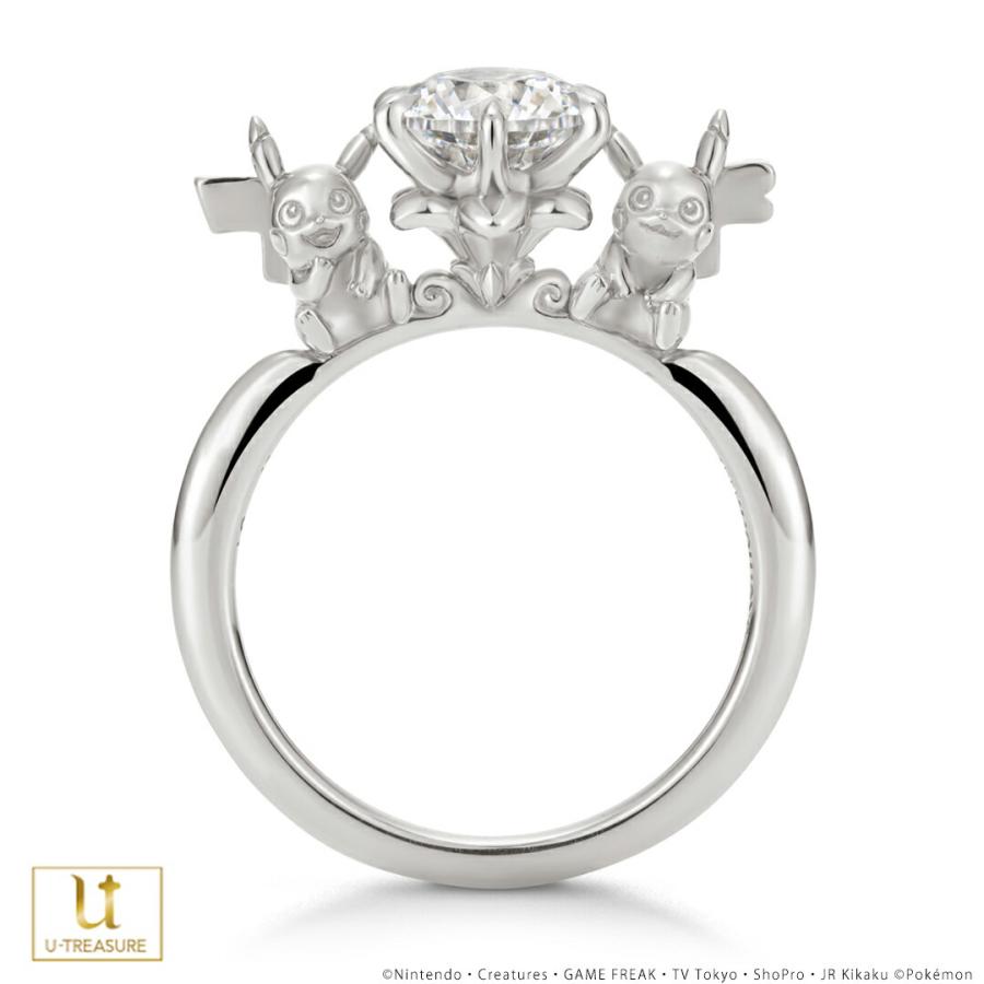 Pokemon（ポケモン） リング 指輪 ピカチュウ カラットソリティア