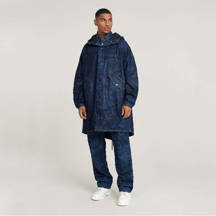 G-STAR RAW (ジースターロゥ) REMBRANDT UNISEX DENIM PARKA