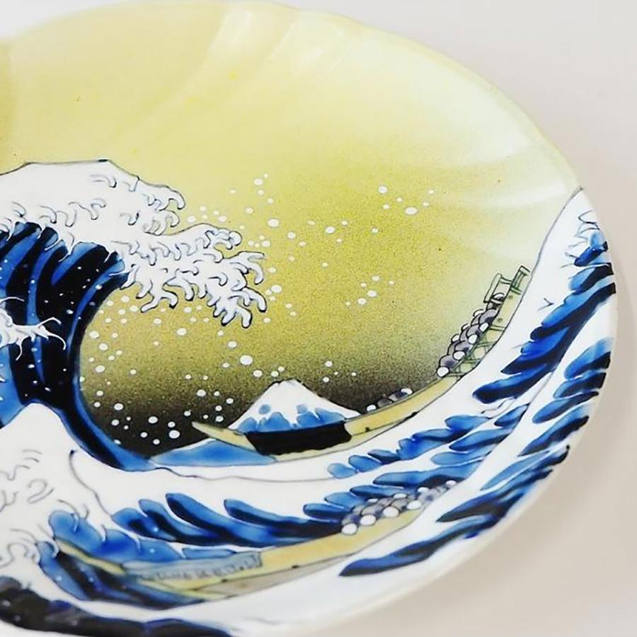 九谷焼 赤穂浪士四十七士図 飾皿 直径39.5cm 九谷焼 赤穂浪士四十七士