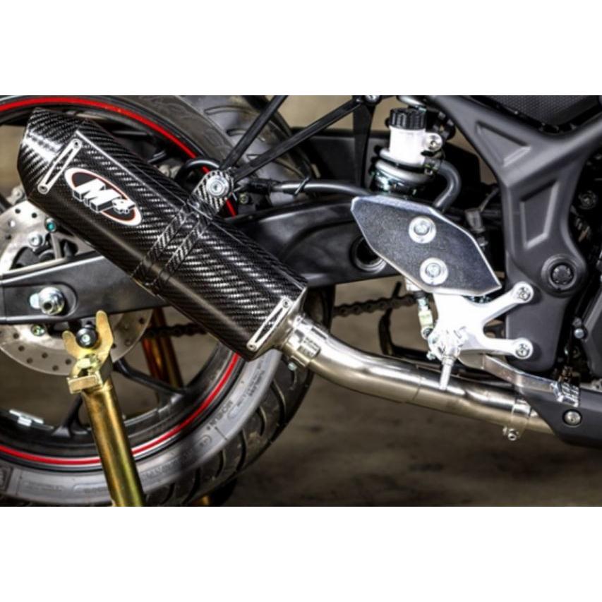 M4 Exhaust YAMAHA YZF-R25 2015-2024 フルエキ カーボン YA3024