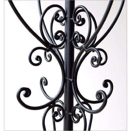 コートハンガー ポールハンガー アンティーク おしゃれ アイアン 玄関