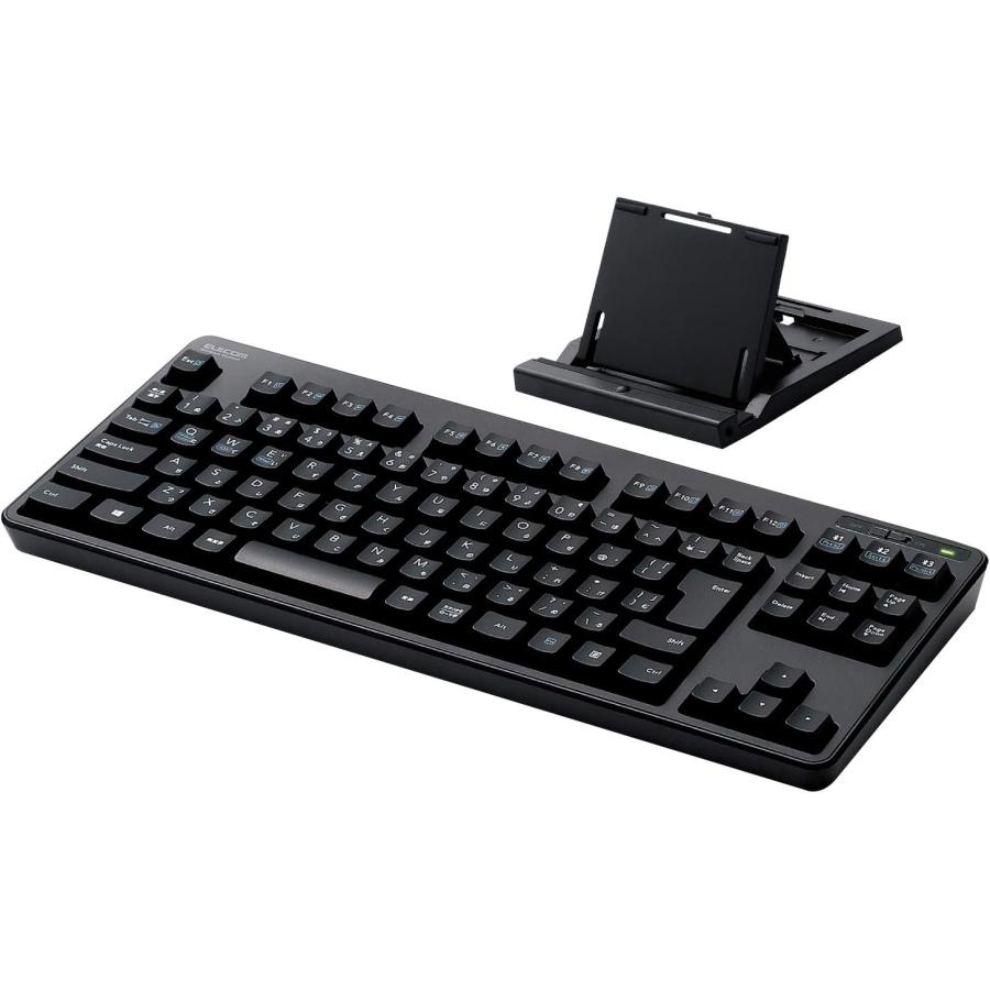 ELECOM（エレコム） Bluetooth キーボード メンブレン式 スタンド付