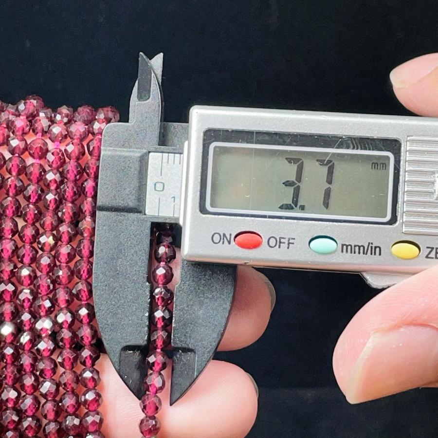 PROME 天然石 ガーネット 連材 NO.P2299 : 天然石工場直売店 PROME