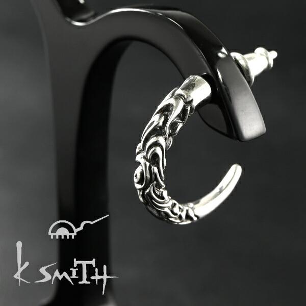 K-SMITH（ケースミス） アラベスク クロウ ピアス 1P 片耳用 シルバー