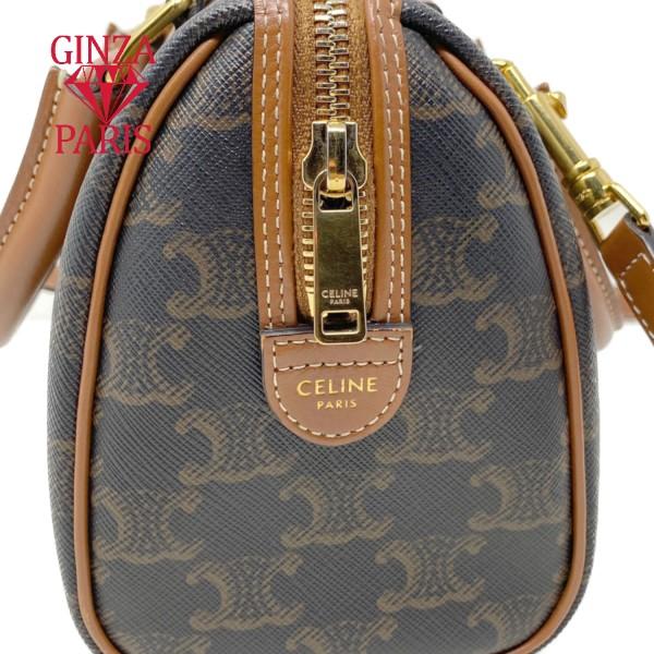 TRIOMPHE 美品 セリーヌ Celine キュイル トリオンフ 2Wayスモール