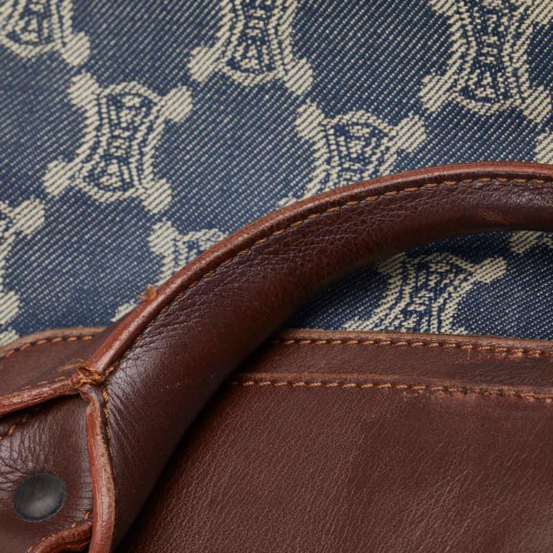 CELINE（セリーヌ） マカダム ブギーバッグ デニム ハンドバッグ