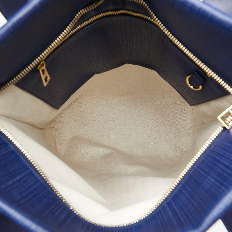 LOEWE（ロエベ） アナグラム トートバッグ ショルダーバッグ ネイビー