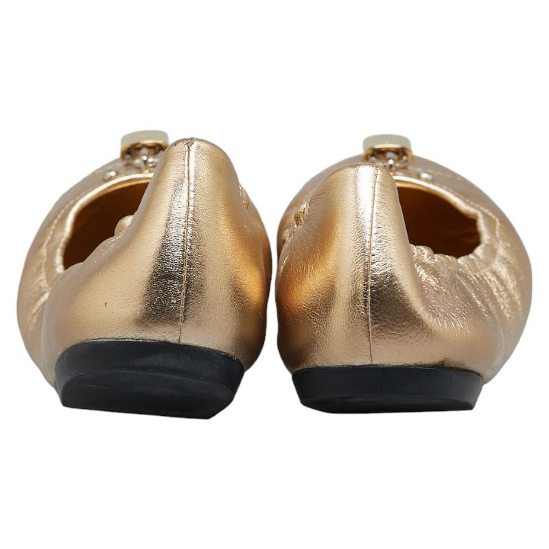 ルイヴィトン モノグラム バレエシューズ 38 1/2 大人の足元にぴったり