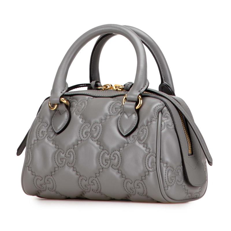 GUCCI（グッチ） GGマトラッセ キルティング ミニボストンバッグ