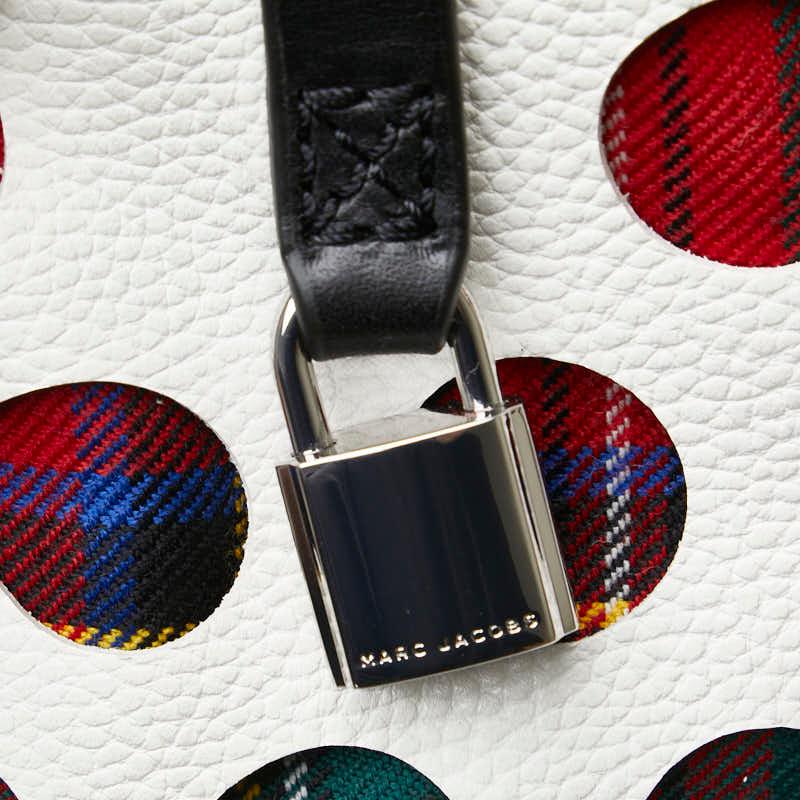 マークジェイコブス チェック ミニ グラインド ハンドバッグ