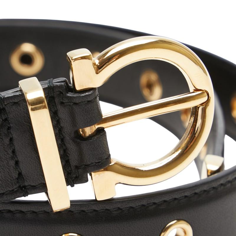 サルヴァトーレフェラガモ ガンチーニ ベルト サイズ：75cm ブラック