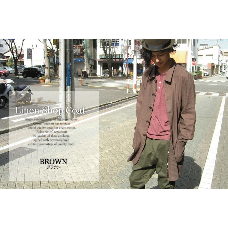 ショップコート メンズ リネンショップコート : GJWEB - 通販 - Yahoo