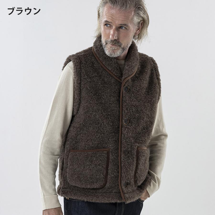 COLD BREAKER（コールドブレーカー） ベスト ボア ウール ラウンジ