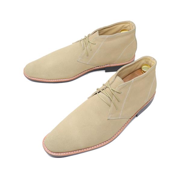 GLENFORD マッケイ製法 本革 スエード チャッカブーツ デザートブーツ