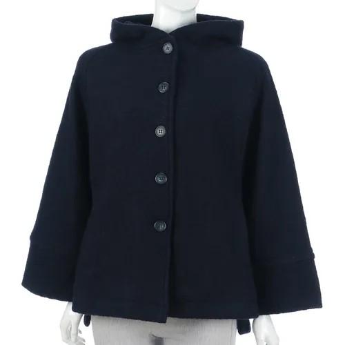 mao made（マオメイド） ショートコート ウール フード付き ジャケット