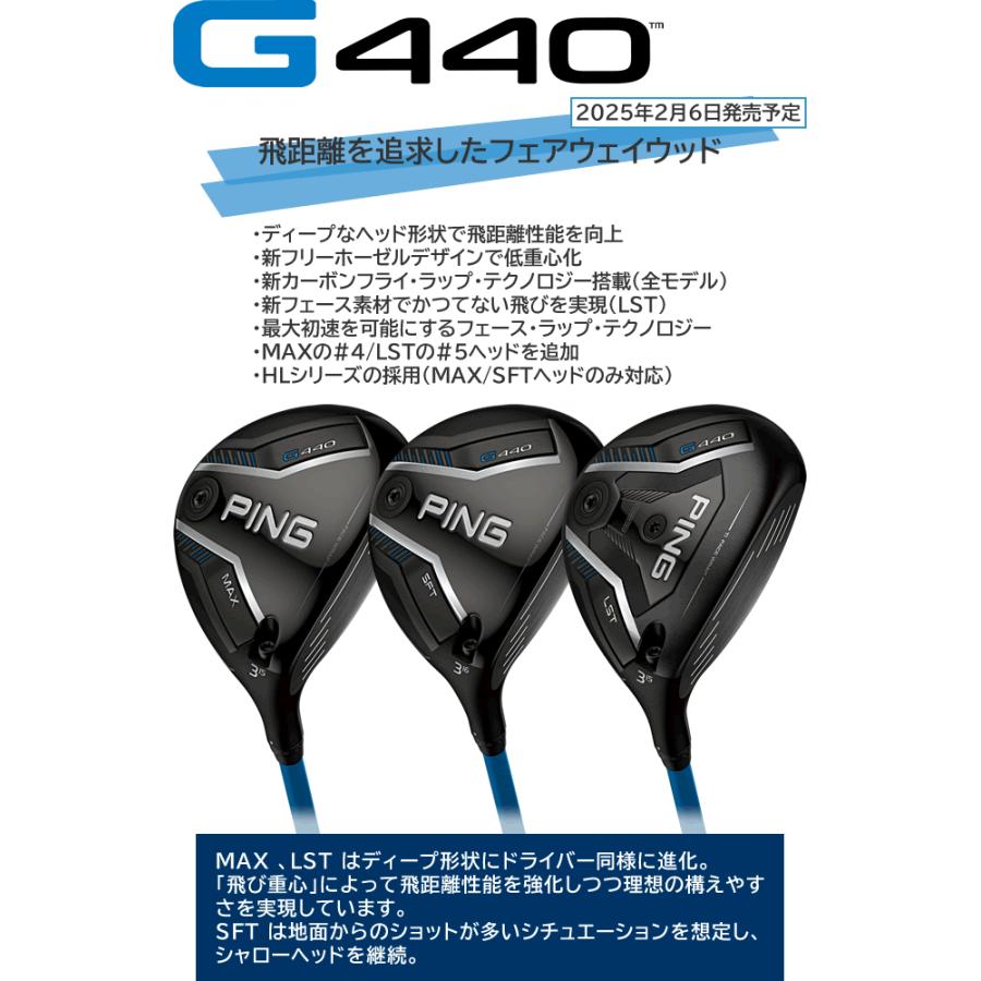 PING（ピン） G440 フェアウェイウッド MAX SFT ゴルフクラブ PING