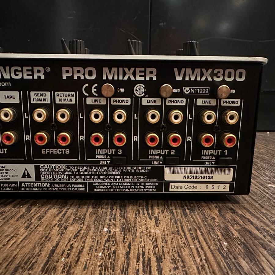 商品名】 Behringer VMX300 DJミキサー メンテ、動作確認済み 商品名
