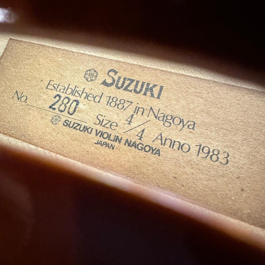 鈴木楽器製作所 Suzuki No.280 1983年製 4/4 Violin スズキ バイオリン