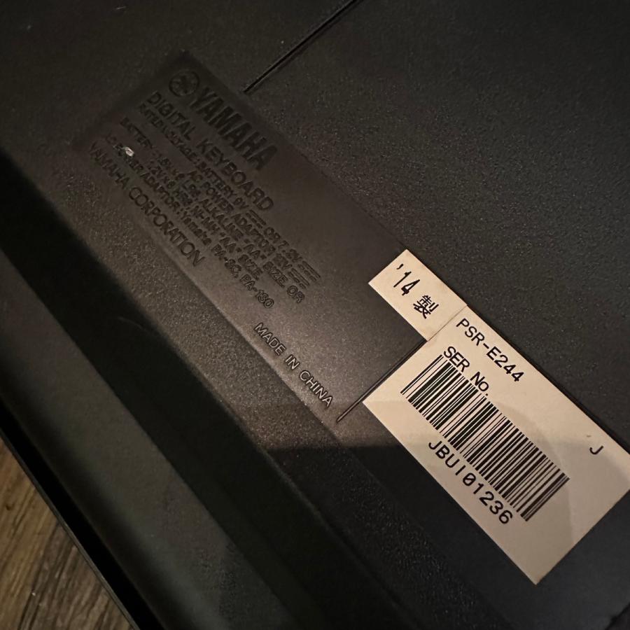 YAMAHA（ヤマハ） Yamaha PSR-E244 Keyboard キーボード -d287