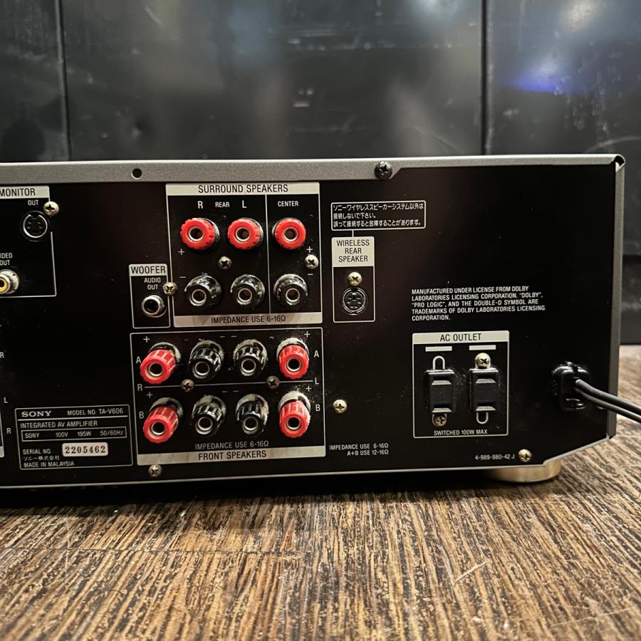 SONY（ソニー） Sony TA-V606 AV Amplifier AVアンプ -d469