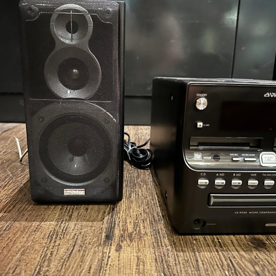 ケンウッド Victor CA-UXW500-B MDシステムコンポ ビクター スピーカー