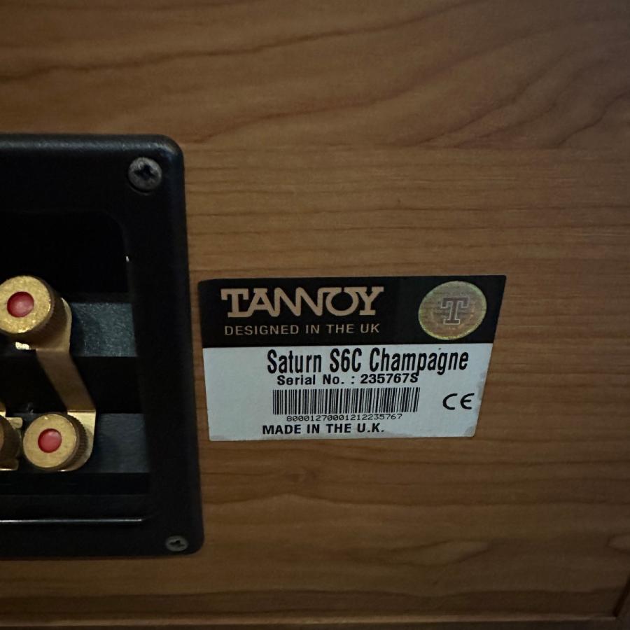 Tannoy（タンノイ） Tannoy Saturn S6C センター スピーカー Speaker