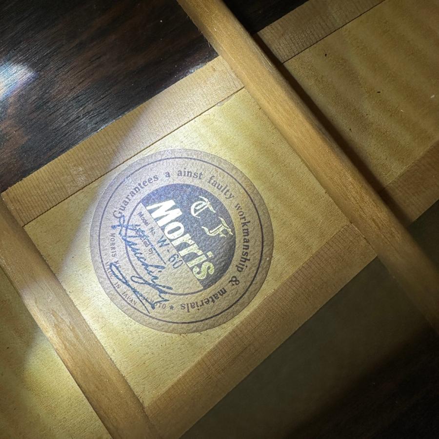 Morris Morris W-60 TF Acoustic Guitar Made in Japan